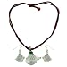 Handmade Jewelry Crystal Pendant and Earrings Set For Women