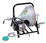 カンツール ワイヤー式排水管清掃器 電動フレキシロッダーFRE+ワイヤー8㎜×15m FRE-5