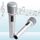 2x Wireless Cordless Wire Vocal Karaoke Mic Microphone