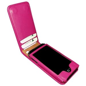 Piel Frama Apple iPhone 3G Magnetic Closure Leather Case (Fucsia)