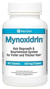 Mynoxidrin - Extra Strength Hair Nutrient Formula Nourishes and Strengthens Thinning Hair and Promotes Hair Growth in Men and Women. 90 Capsules!