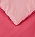 Amazon Basics Reversible Lightweight Microfiber Comforter Blanket, King, Pink/Blush