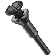 Falcon Precision-Machined Mandrel, For Small Type 1 Cut-off Wheel, 1/4" Shank Diameter, 3/8" Arbor Hole (Pack of 1)