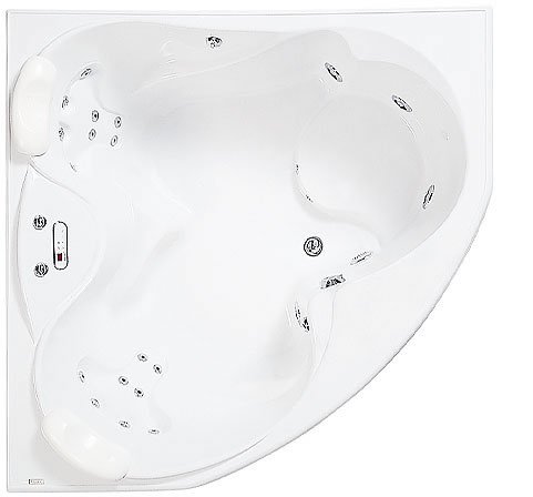 Maax Corner Bath Tub 25 Almond