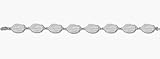 Florida Gators Gator Head 3/8 7 Bracelet - Sterling Silver Jewelry