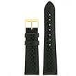 Watch Band Snake Grain Genuine Leather Easy Change Black 18mm