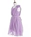 Fashion Plaza Girl's Chiffon Sleeveless Short Flower Girl Easter Holiday Dress K0081