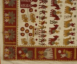 Bedcover Block Printed Cotton Comforter (bcov503)