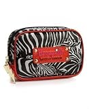Betseyville by Betsey Johnson "Zebrarella" Small Cosmetic Case