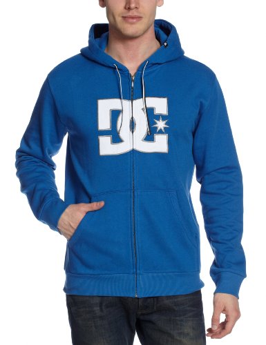 DC Shoes Herren Hoodie Kowealski Premium Fleece Full Zip, olympian blue, XL, D051860059