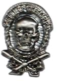 Produkt-Bild: Original Handycop&reg; Ansteckpin P90364 PIN aus Metall f&uuml;r Sammler Motiv - Totenkopf mit gekreuzten Waffen - Sturmtrupp