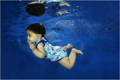 Childrens Toyshop  Toys : Splash About Baby Wrap - Fish Print ( 6-18 Months - Medium)