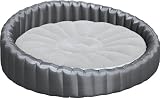 Royalbeach 22038 Garden-Couch - Siège de jardin gonflable - Gris - Diamètre 195 cm
