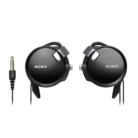 Sony MDR-Q68LW Clip-on Style Headphone with Retractable Cord by Sony