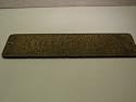 American Car & Foundry Co. Wooden Railway Car Sign