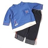 Basic Editions 2-Piece Pant Set Blue, Available in Various Sizes