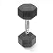 Body Solid Rubber Coated Hex Dumbbell