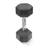 Body Solid Rubber Coated Hex Dumbbell