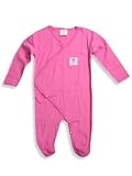 Bambolino - Newborn Baby Girls Long Sleeved Footed Coverall, Fuschia