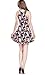 CowCow Womens Skull With Flowers Sleeveless Dress