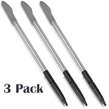 FOSMON® PREMIUM QUALITY METAL STYLUS STYLI FOR HTC SPRINT TOUCH PRO2 WITH BALLPOINT PEN – 3 PACK