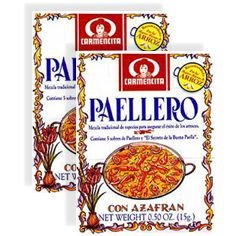 Childrens Toyshop  Gourmet Food : 2-PACK - 'Paellero' Paella Seasoning