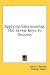 Books : Applying Salesmanship: The Seven Keys To Success