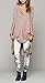 R.Vivimos Women Half Sleeve High Low Casual Loose T-Shirt Short Dress