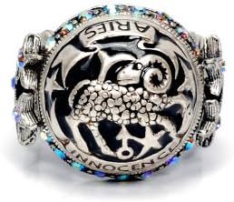 Sweet Romance Aries Zodiac Ring (Silver)