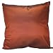 Solid Color 18"x18" Decorative Silk Throw Pillow Cover-Copper