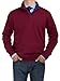 Bianco B Men's Mock Neck 1/4 Button Sweater Relaxed Fit