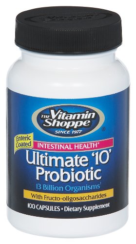 Vitamin Shoppe - Ultimate 10 Probiotic, 13 billion, 100 capsules