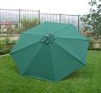9ft Replacement Canopy 8 ribs in Hunter Green (For 8 ribs replacement canopy only)
