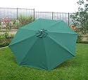 9ft Replacement Canopy 8 ribs in Hunter Green (For 8 ribs replacement canopy only)