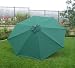 9ft Replacement Canopy 8 ribs in Hunter Green (Canopy only)