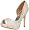 Badgley Mischka Women's Nora Pump,White,5.5 M US