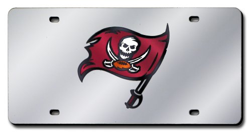 Tampa Bay Buccaneers Sword License Plate Cover (Silver)