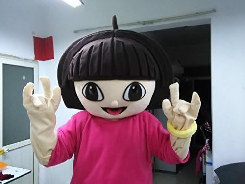 Real Photo Mascot Costumes for Adults Christmas Halloween Outfit Fancy Dress Suit Dora(Medium)