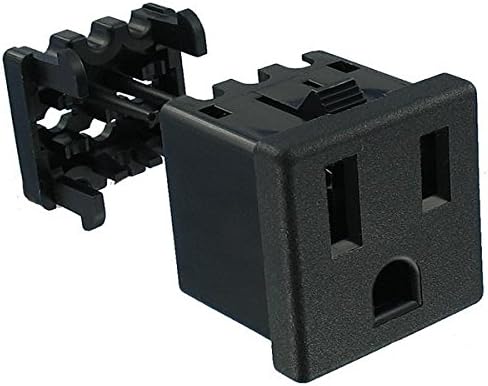 AC Power Plugs &amp; Receptacles Snap-In Mnt Term (5 pieces)