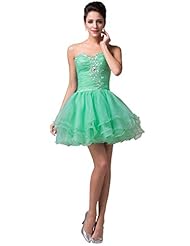 Strapless Acrylic Sequined Ruched Lace-Up Beaded Cocktail Evening Dress/Prom Dress/Party Dress 