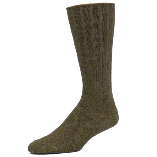 2 Brothers Hemp Crew Sock ( Olive - Large )