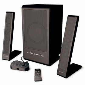 Slim Flat Panel Speakers by Altec Lansing
