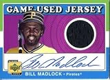 Bill Madlock Autographed Upper Deck Game Used Jersey Card