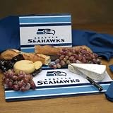 Seattle Seahawks Glass Cutting Board Set