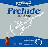 D'Addario Prelude 1/2 String Bass String Set - Medium Gauge