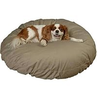 Snoozer Round Pillow Pet Bed Snoozer Round, All Fabric, X-Large, Odonnell Plaid