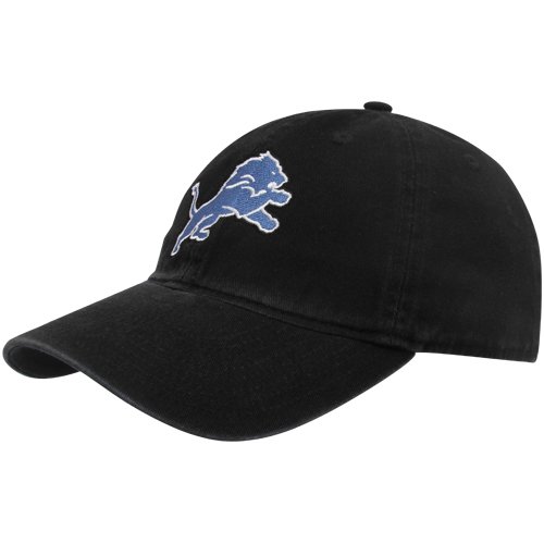 Reebok Detroit Lions Black Basic Logo Adjustable Hat