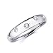 14K White Gold Round Diamond Wedding Ring Band 0.14 ctw. (G-H Color, SI Clarity)