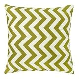 Greendale Home Fashions Toss Pillows, Zig Zag, Village Green, Set of 2
