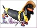 Bridget Dachshund figurine from the Dapper Dogs Collection by To